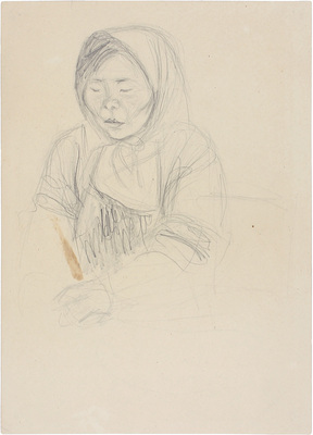 Эвенбах Евгения Константиновна. Портрет нанайки